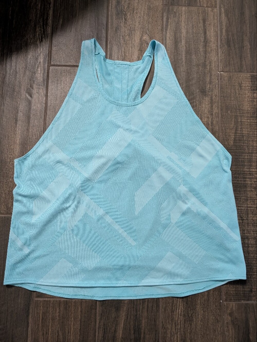 Brooks Light Blue Athletic Tank Top - Breathable Performance